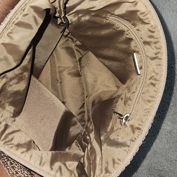 The Sak Taupe Crochet CROSSBODY Shoulder Bag - Picture 4 of 4